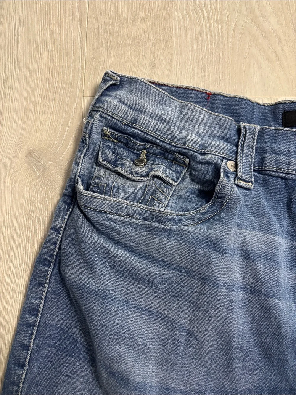 🔥BUNDLESALE Mens 36 True Religion Ricky Relaxed Straight Denim Jean Shorts